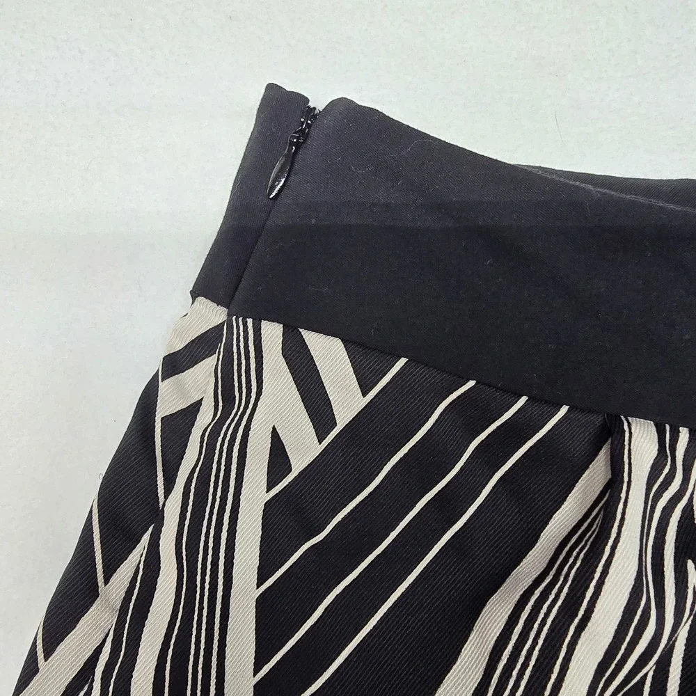 Worthington Womens‎ Sz 16 Geometric Floral Mandala A-Line Skirt Pockets Artsy
